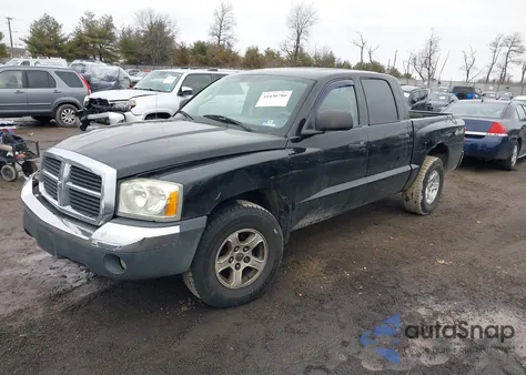 2005 Dodge Dakota Slt z USA, uszkodzony, nr VIN 1D7HW48N05S178467